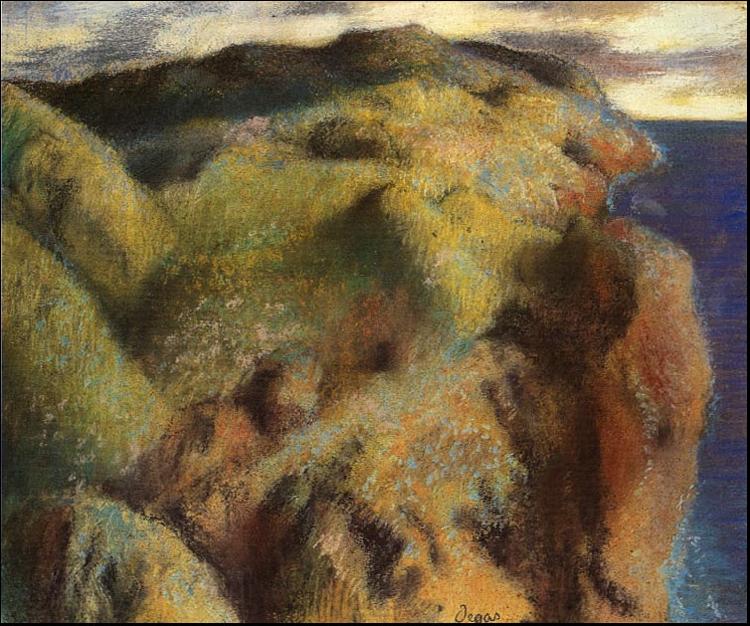 Edgar Degas Landscape_2 Norge oil painting art